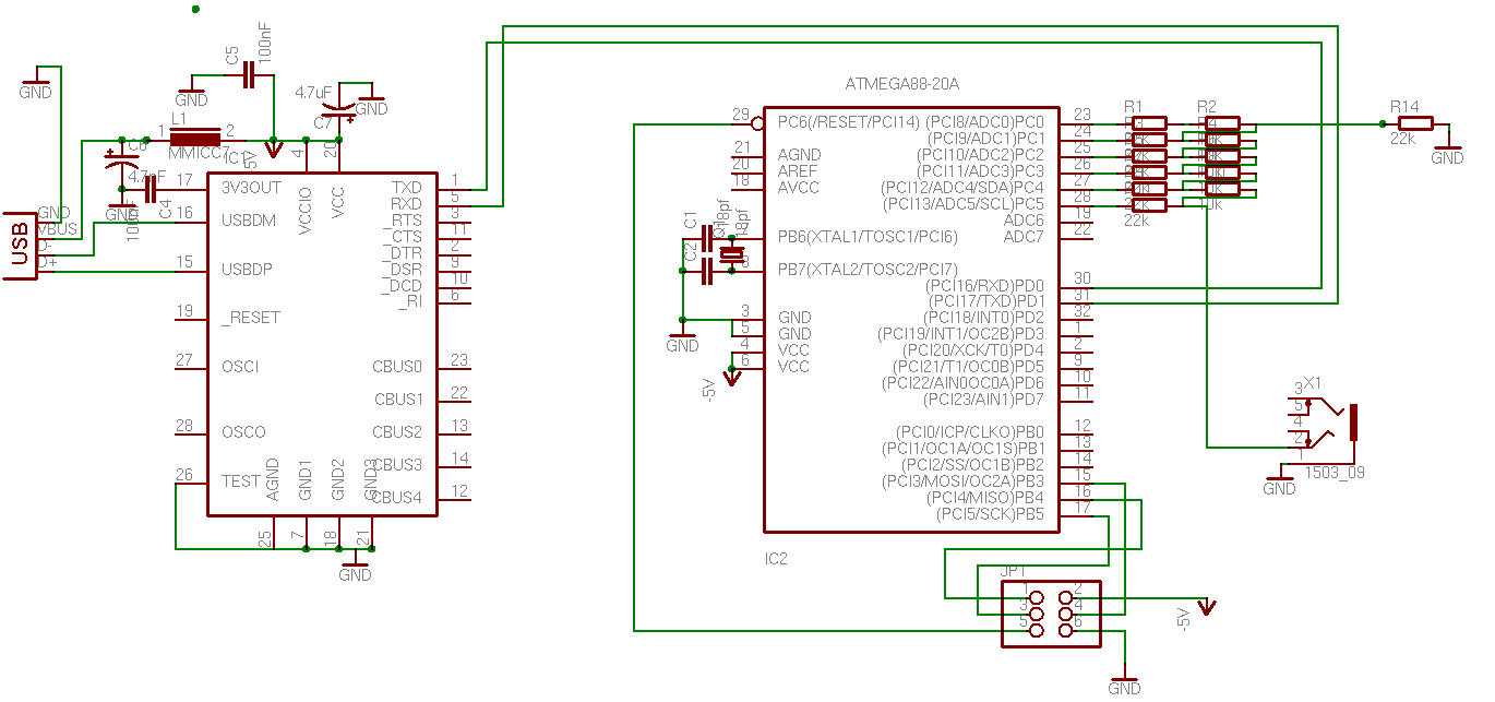 videnskabelig Lydighed Halvtreds USB controlled DDS signal generator with ATmega88 | Sinudev - Technical  Notes